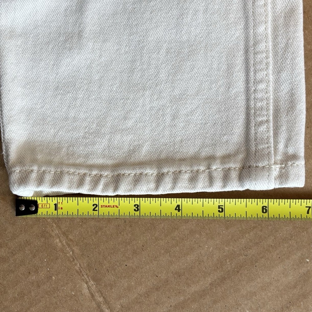 PacSun Off White Bone Cargo Utility Pants 100% Cotton High Rise Pockets Size 24 - Picture 15 of 15